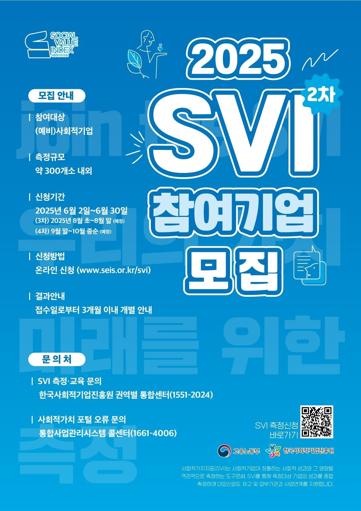 2025년 사회적가치지표（SVI） 측정기업 2차 모집 공고 이미지 1